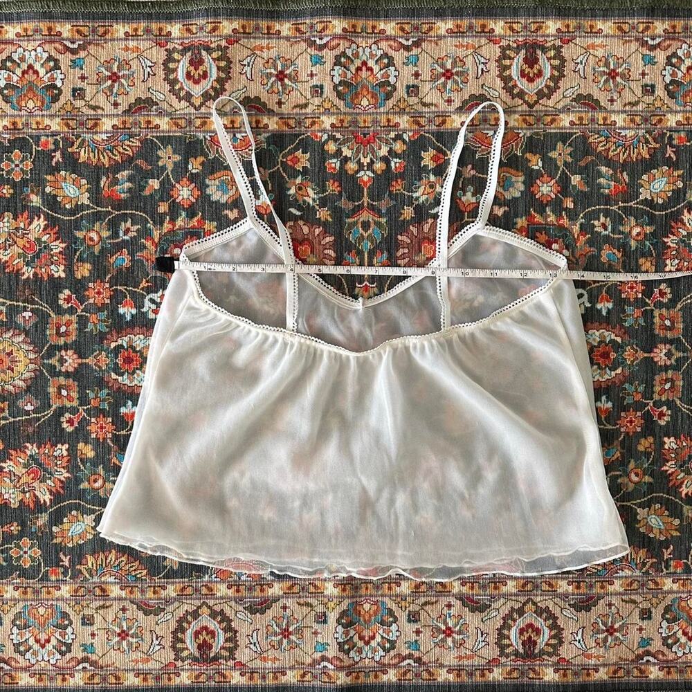 handmade white sheer camisole - Picture 6 of 8